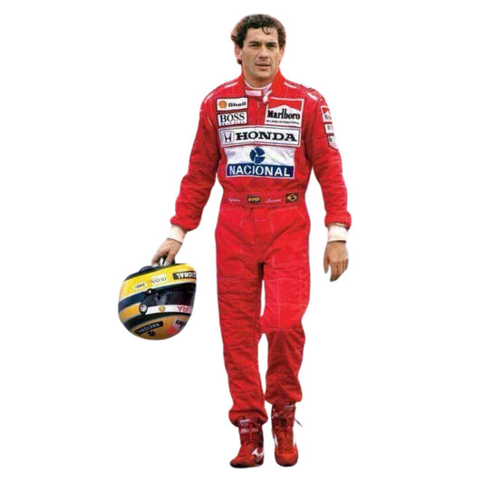 Ayrton Senna F1 Race McLaren United States GP Driver Suit front View