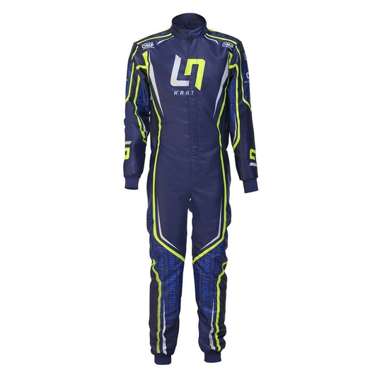 OMP LN Go-Kart Race Track Suit Front View