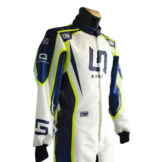 OMP Overall LN Kart Race Motorsport Suit Close View