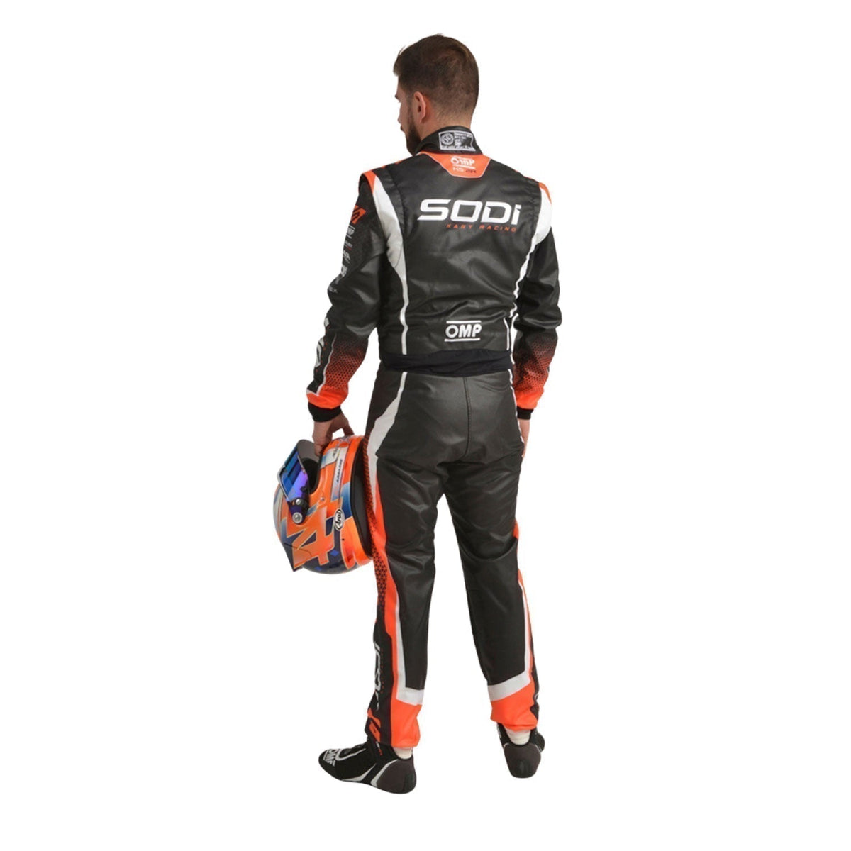 Sodi USA OMP Race Go-Kart Suit Back View