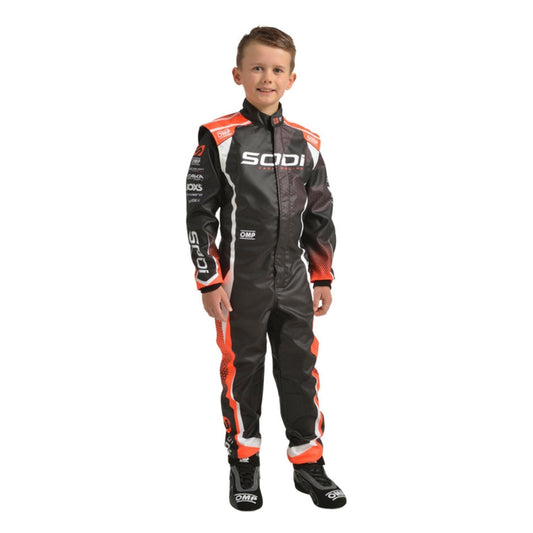 Sodi USA OMP Race Kart Suit Front View