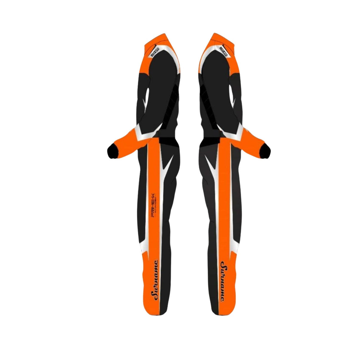 CRG Prime-K Kart Race Track Suit Sides View