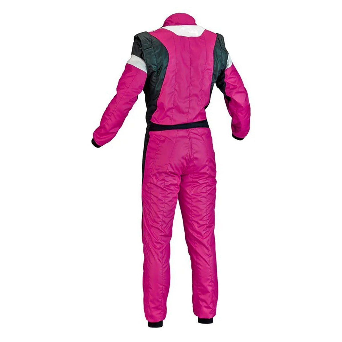 Pink Karting Race Go-Kart Suit Back View