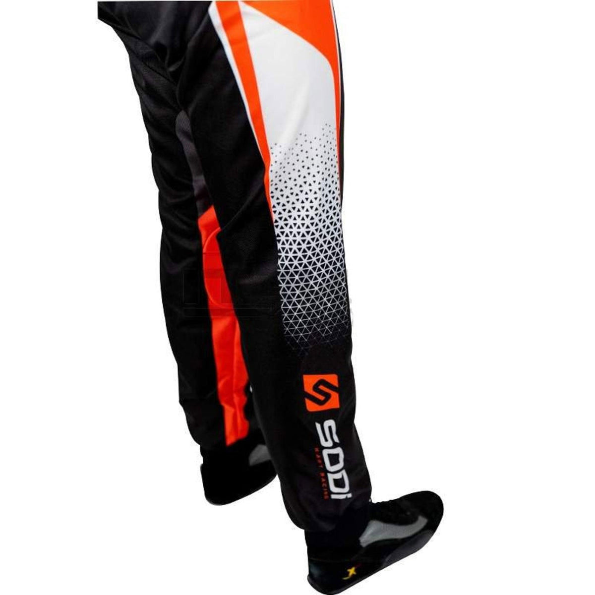 Sodi OMP Go-Kart Race Track Suit Close Up View