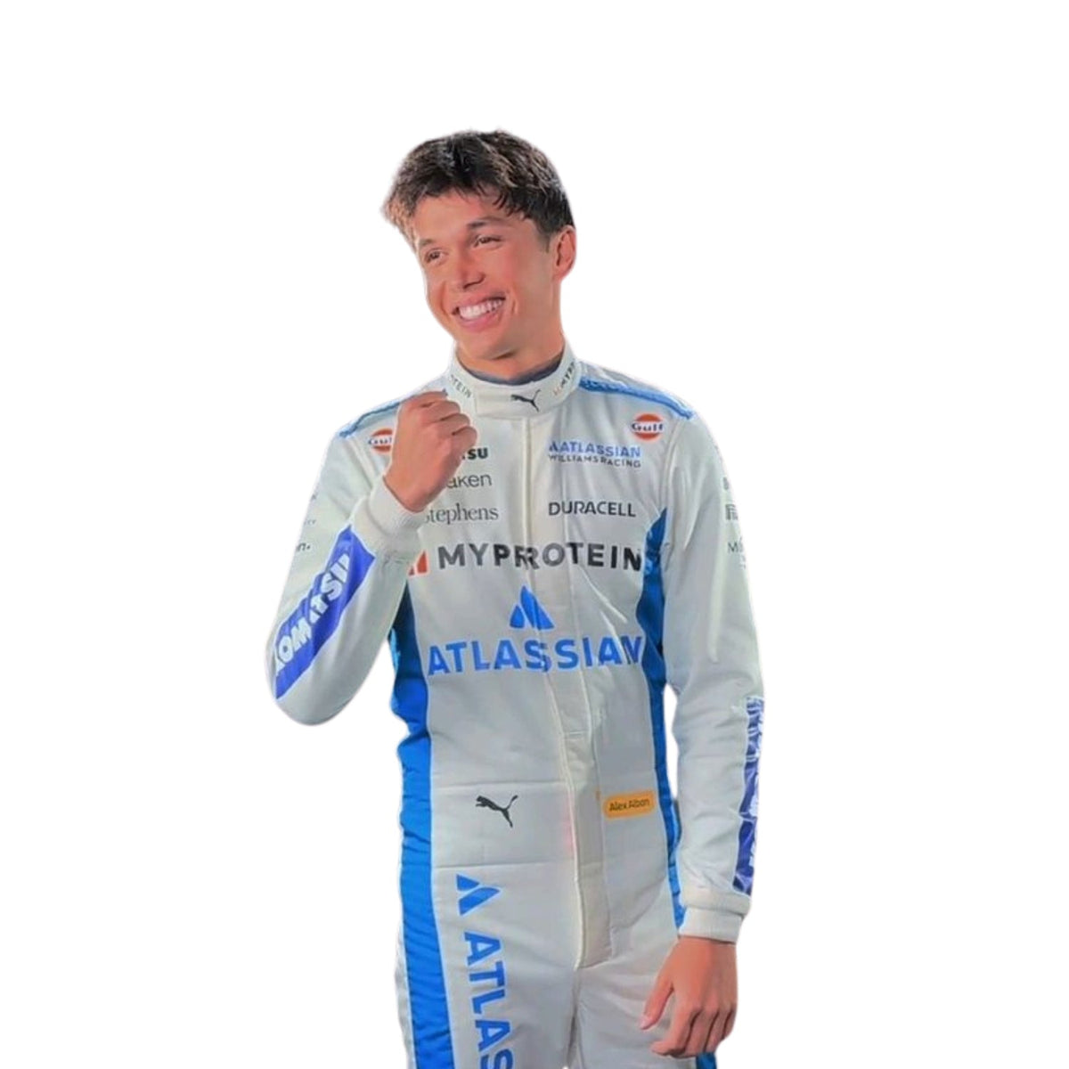 Alexander Albon F1 Race Replica Williams Grand Prix Suit Left View