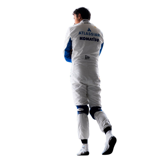 Alexander Albon F1 Race Replica Williams Motorsport Suit Back View