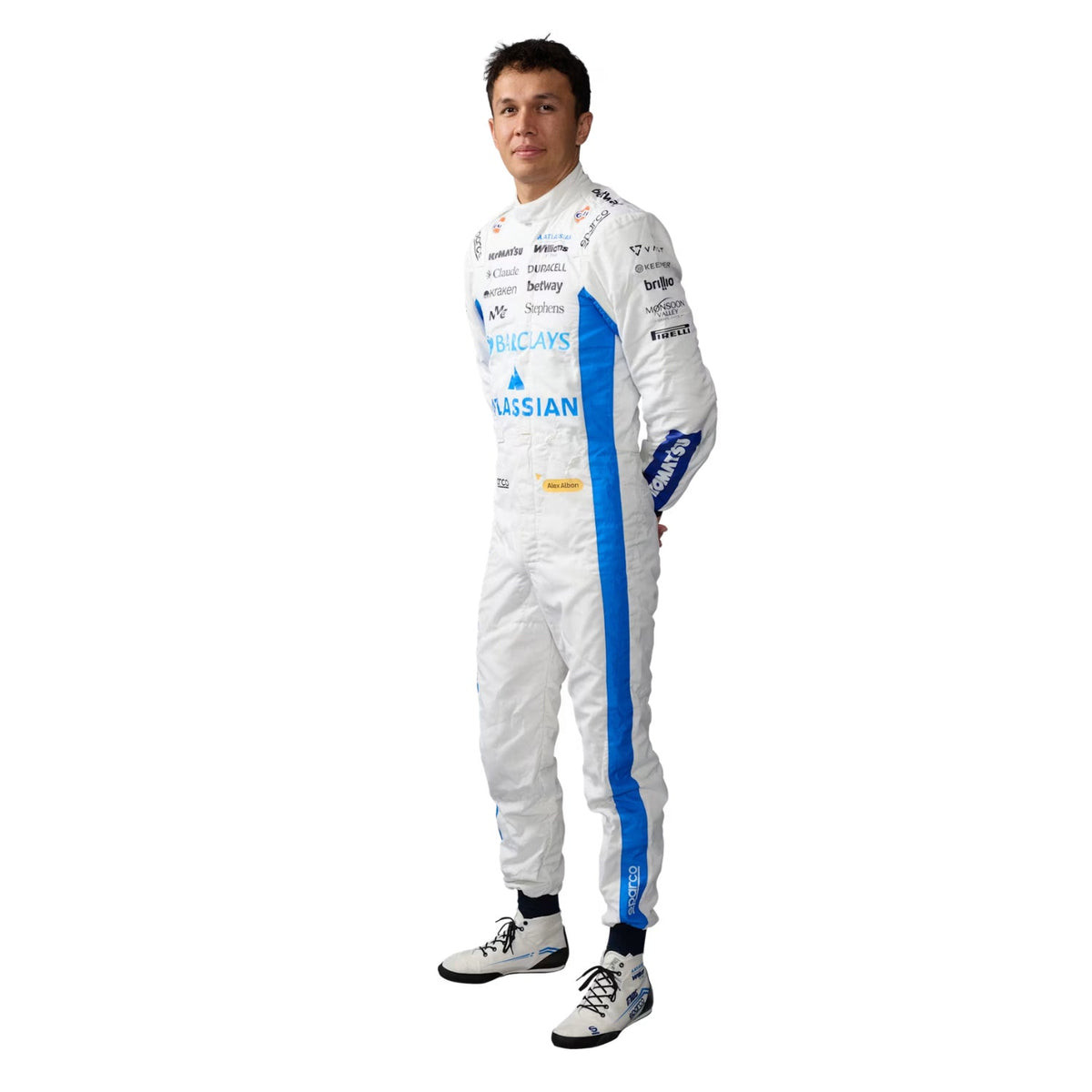 Alexander Albon F1 Race Replica Williams Motorsport Suit Right View