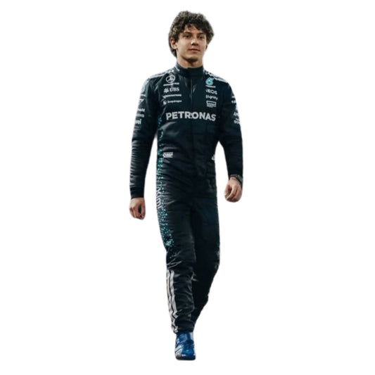 Andrea Kimi Antonelli F1 Race Replica Mercedes Grand Prix Suit Front View