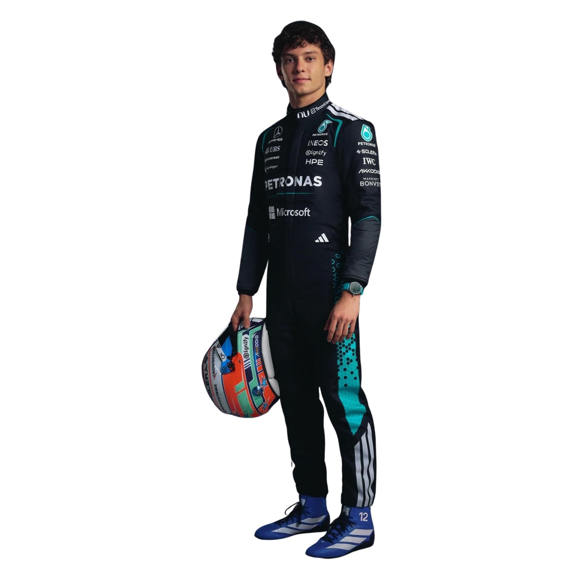 Andrea Kimi Antonelli F1 Race Replica Mercedes Driver Suit Left View