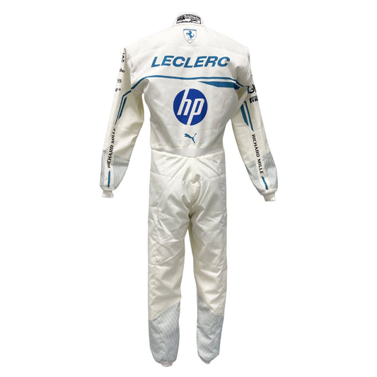 Charles Leclerc F1 Race Ferrari Monaco GP Motorsport Suit Back View