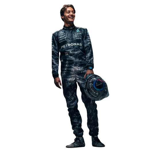George Russell F1 Race Mercedes Japanese GP Grand Prix Suit Front View