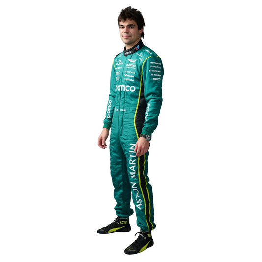 Lance Stroll F1 Race Replica Aston Martin Grand Prix Suit Left View