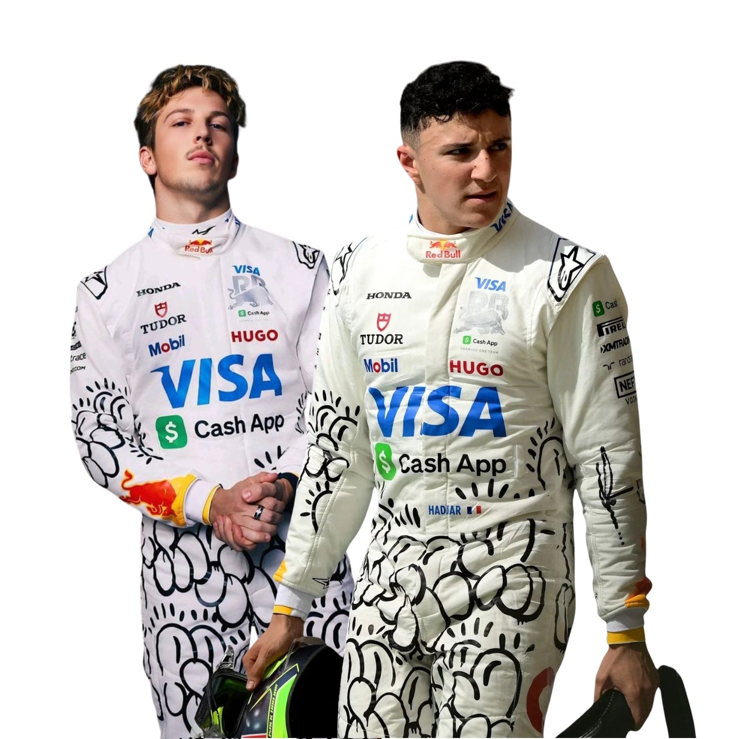 Liam Lawson F1 Race Replica VCARB British GP Motorsport Suit Full View