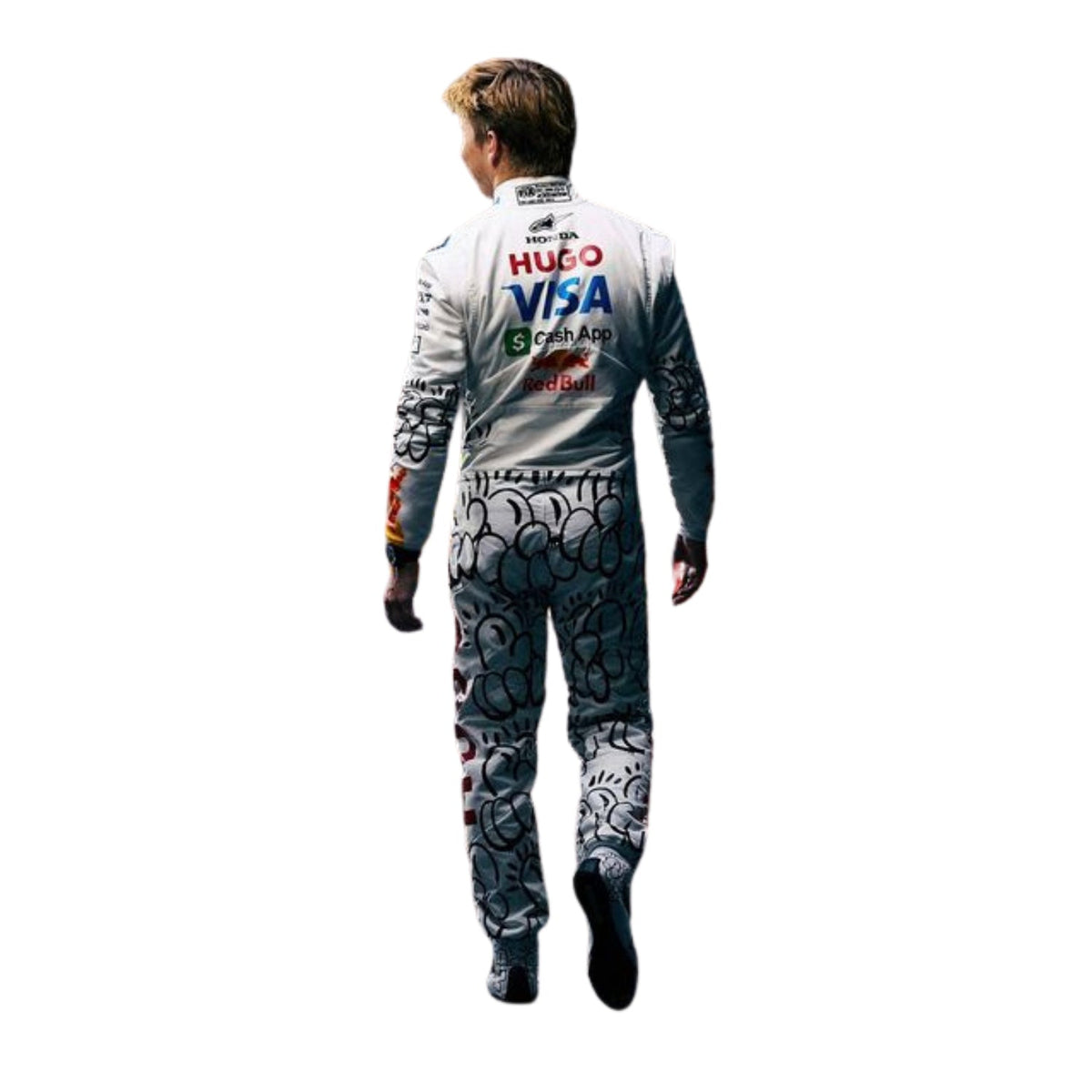 Liam Lawson F1 Race Replica VCARB British GP Grand Prix Suit Back View