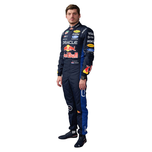 Max Verstappen 2026 F1 Race Costume Replica Red Bull Left Side View