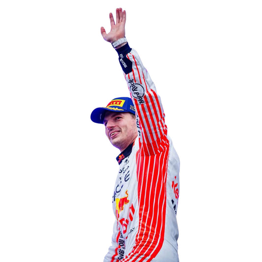 Max Verstappen F1 Race Red Bull Japanese GP Driver Suit Close View