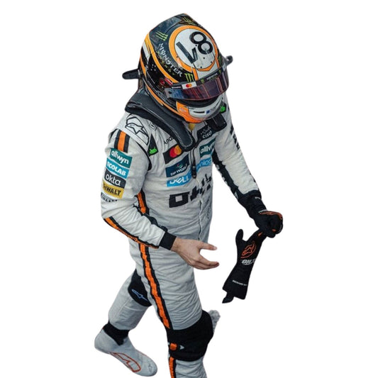 Oscar Piastri F1 Race Replica McLaren Monaco GP Motorsport Suit Back View