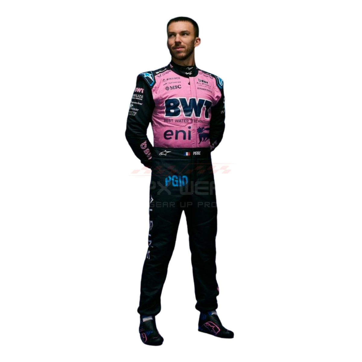 Pierre Gasly F1 Race Replica Alpine Grand Prix Suit Right View