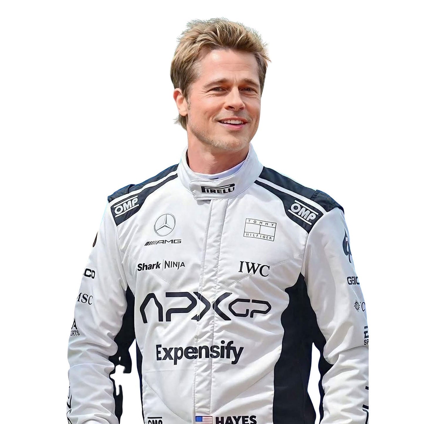 Sonny Hayes (Brad Pitt) F1 The Movie Racing Replica APXGP Driver Suit Side View