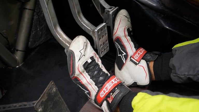F1 racing shoes designed for grip, pedal feel and lightweight performance