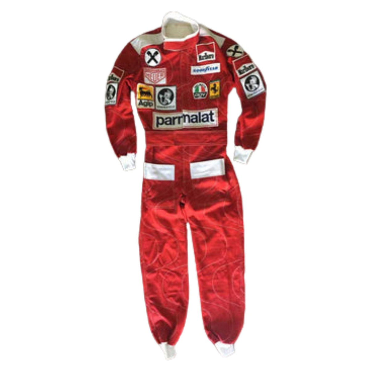 Niki Lauda F1 Race Ferrari Grand Prix Suit Front View