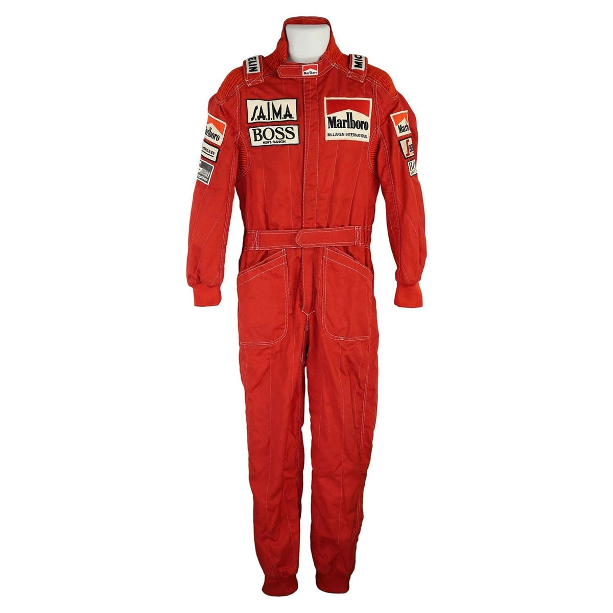 Niki Lauda F1 Race Replica McLaren World Championship Winning Season Grand Prix Suit Front View