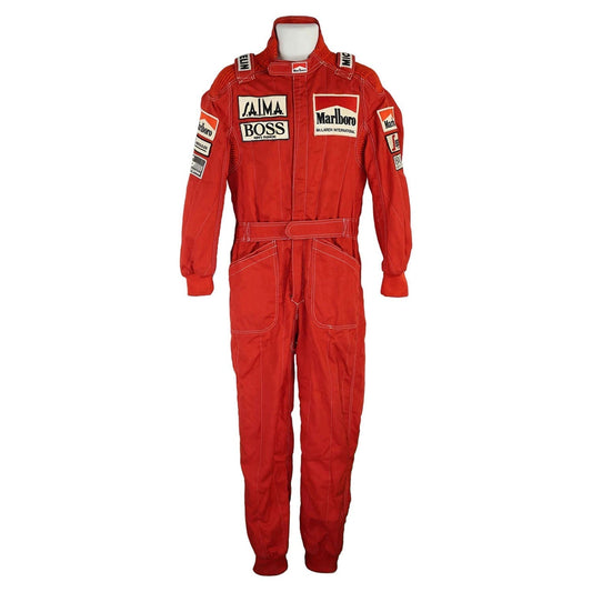 Niki Lauda F1 Race Replica McLaren World Championship Winning Season Grand Prix Suit Front View