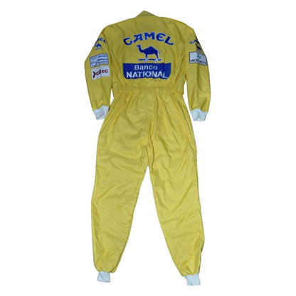 Ayrton Senna F1 Race Lotus Driver Suit Back View