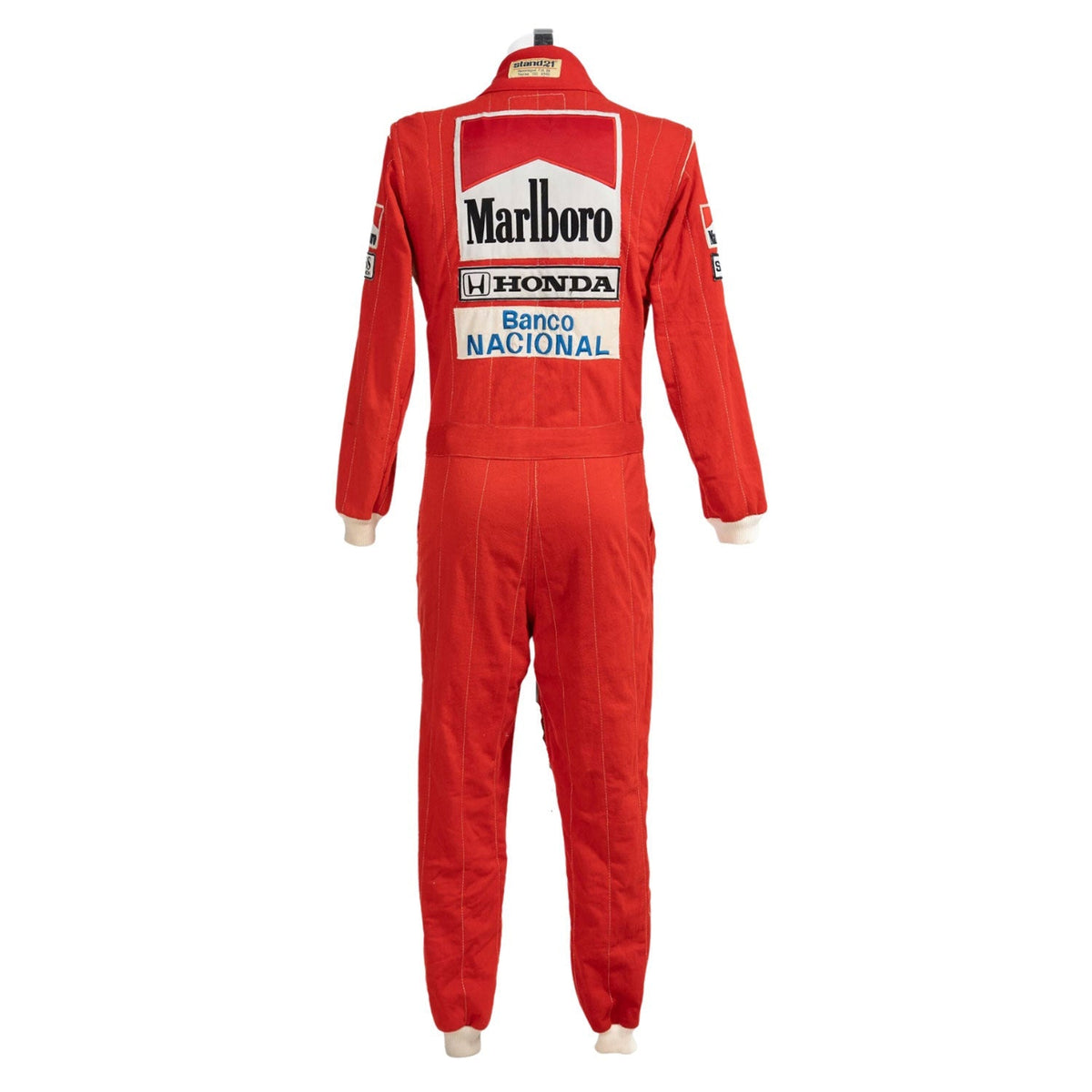 Ayrton Senna F1 Race Replica McLaren Grand Prix Suit back View 