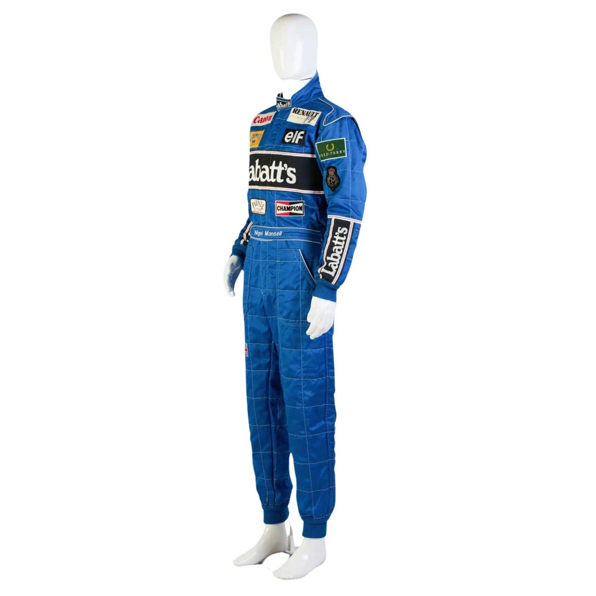 Nigel Mansell F1 Race Replica Williams Grand Prix Suit Side View