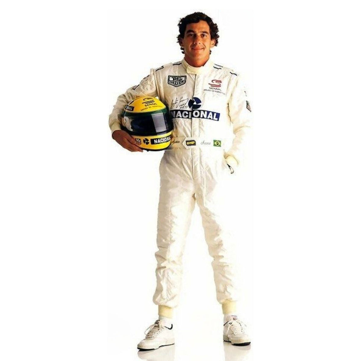 Ayrton Senna F1 Race Replica McLaren Paris Bercy Grand Prix Suit Front View