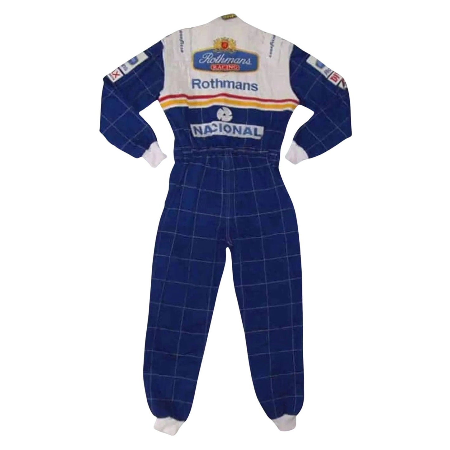 Ayrton Senna F1 Race Williams Motorsport Suit Detail View