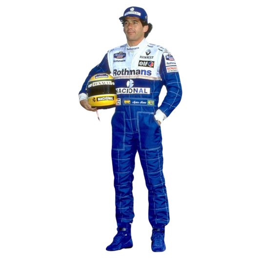 Ayrton Senna F1 Race Williams Motorsport Suit Front View