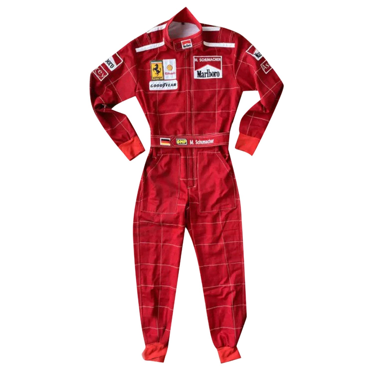Michael Schumacher F1 Race Replica Ferrari Grand Prix Suit Front View
