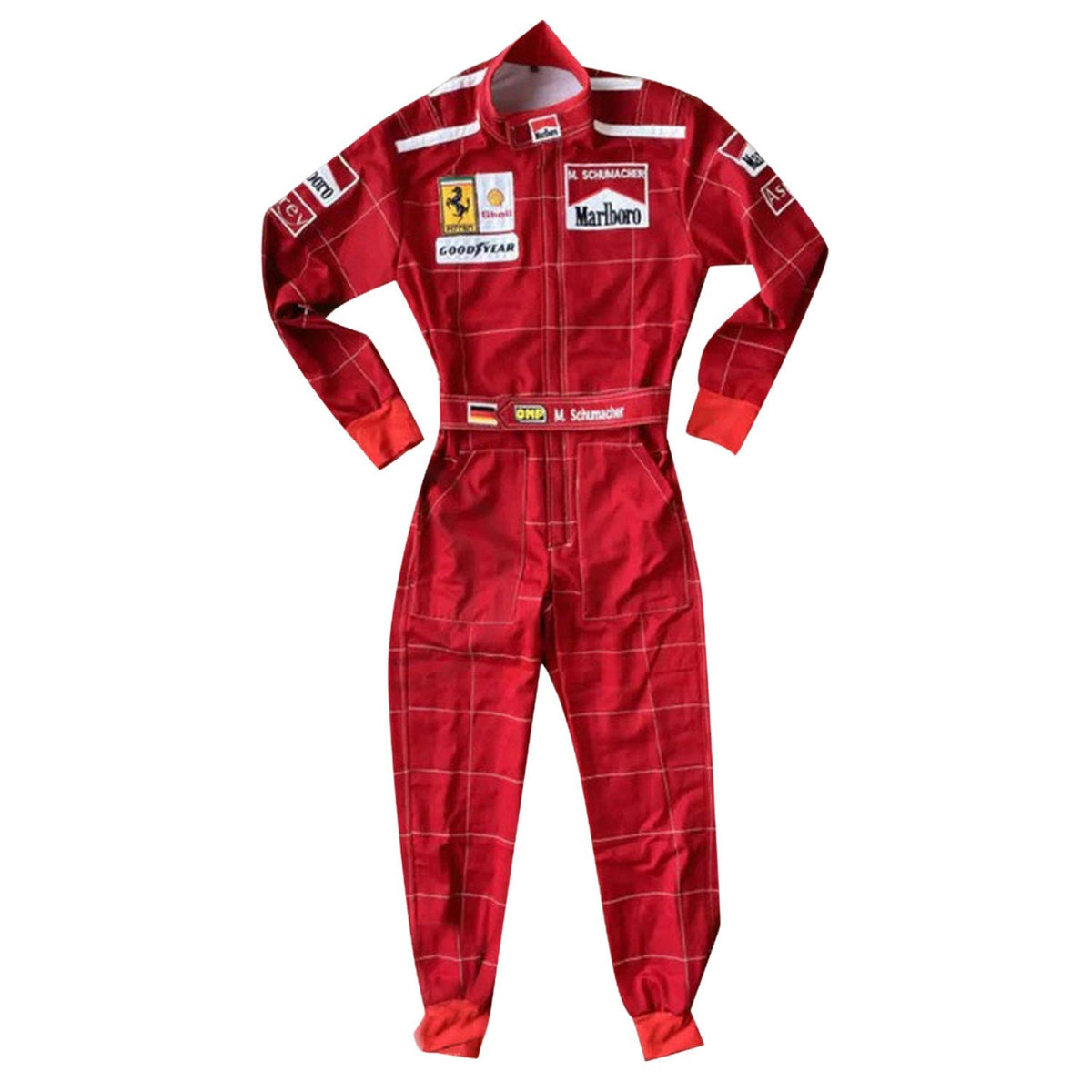 Michael Schumacher F1 Race Replica Ferrari Grand Prix Suit Front View