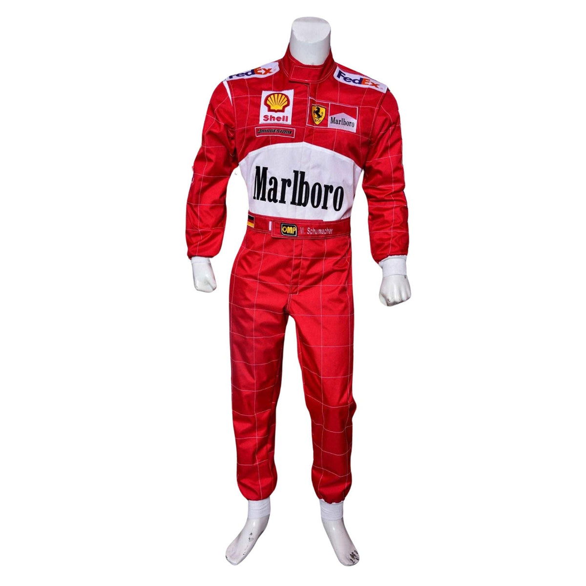 Michael Schumacher F1 Race Replica Ferrari Grand Prix Suit Front View