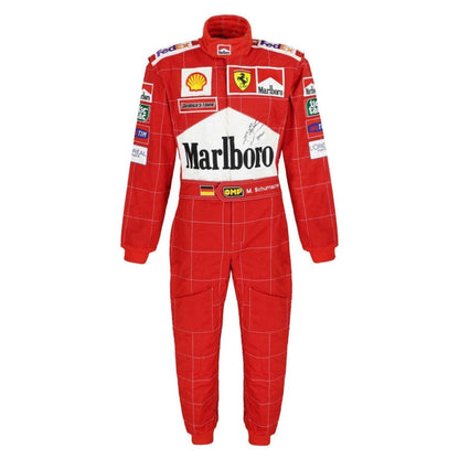 Michael Schumacher F1 Race Ferrari Grand Prix Suit Front View