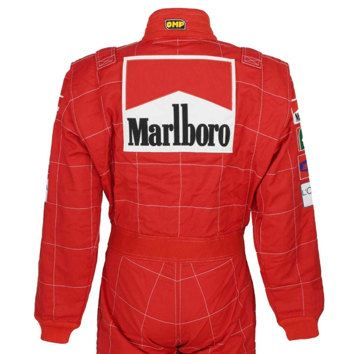 Michael Schumacher F1 Race Ferrari Grand Prix Suit back Close-up View
