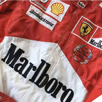 Michael Schumacher F1 Race Ferrari World Champion Driver Suit Close-up View