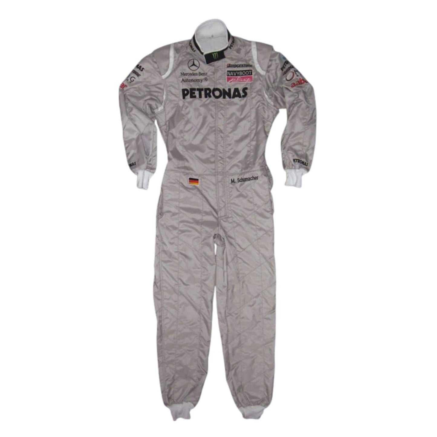 Michael Schumacher F1 Race Replica Mercedes Grand Prix Suit Front View