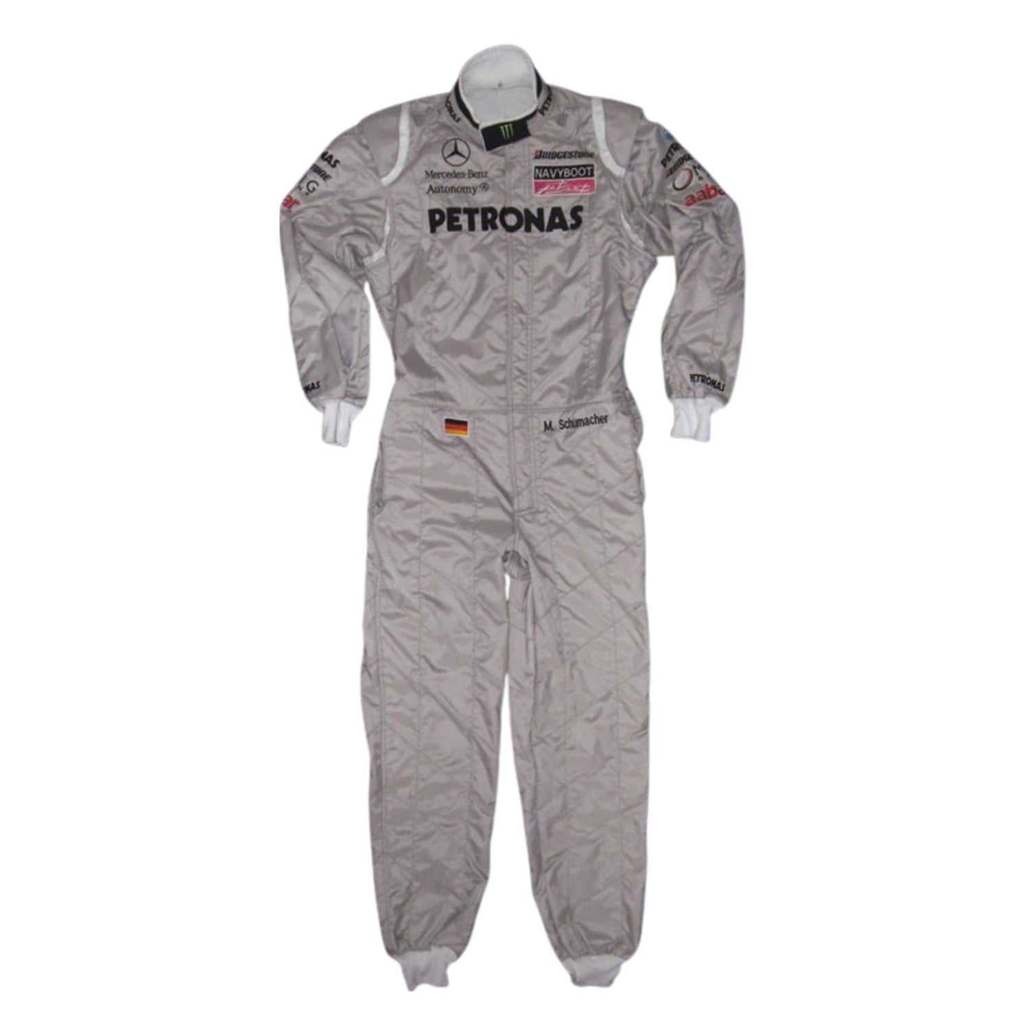 Michael Schumacher F1 Race Replica Mercedes Grand Prix Suit Front View