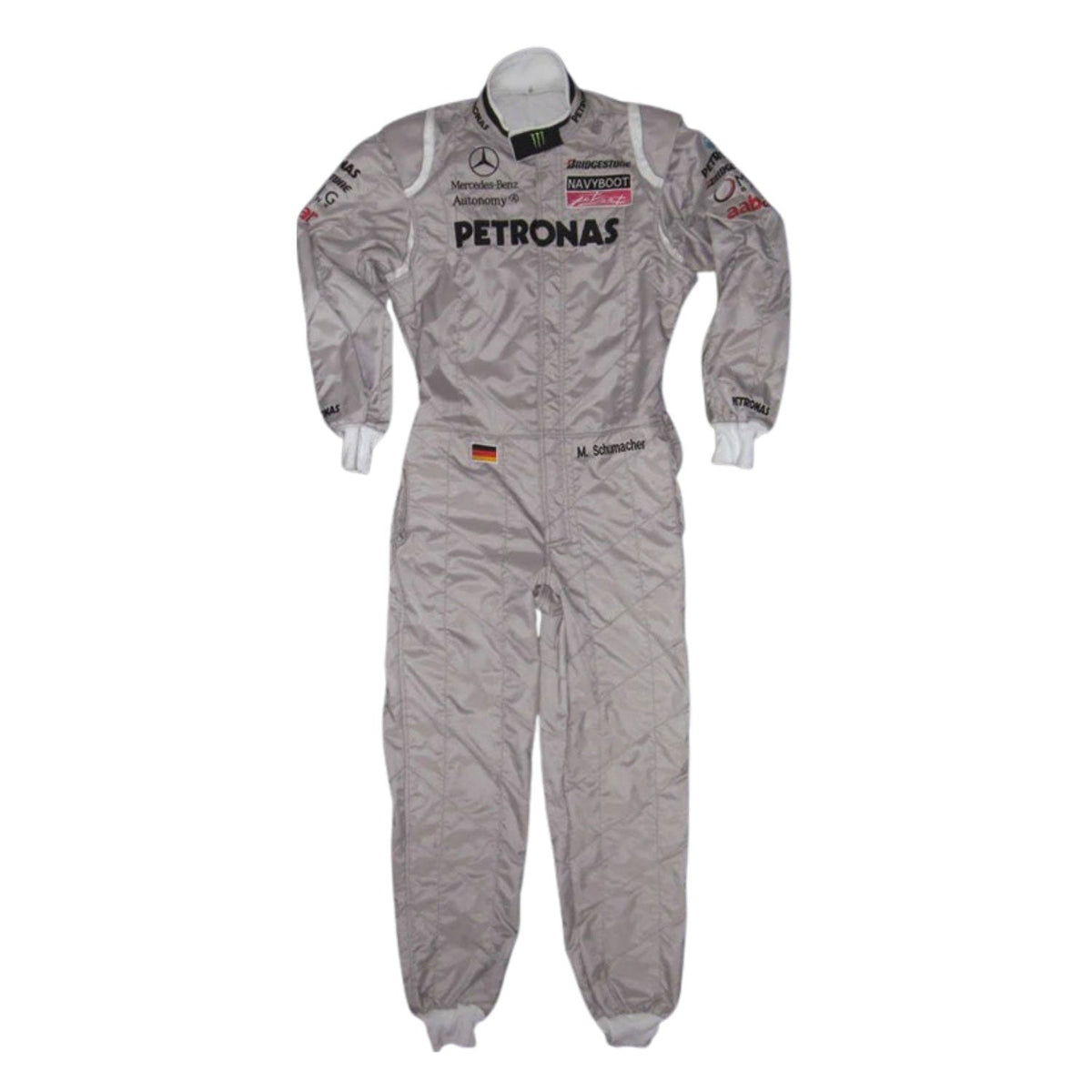 Michael Schumacher F1 Race Replica Mercedes Grand Prix Suit Front View