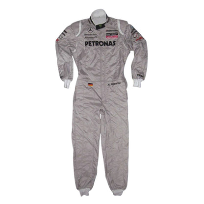 Michael Schumacher F1 Race Replica Mercedes Grand Prix Suit Front View