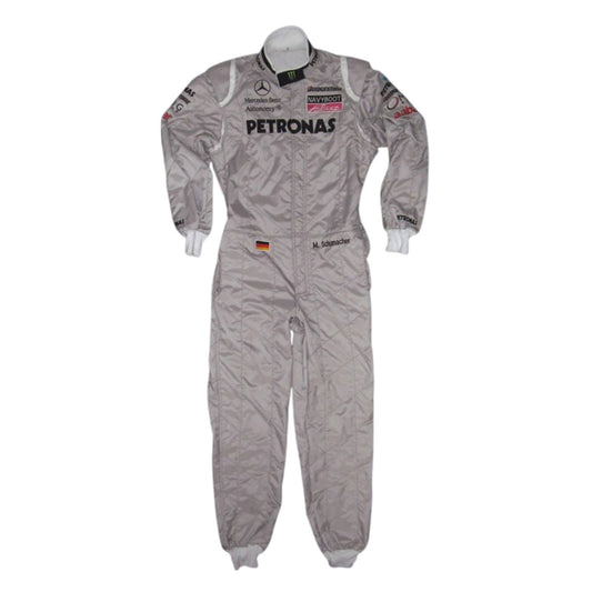 Michael Schumacher F1 Race Replica Mercedes Grand Prix Suit Front View