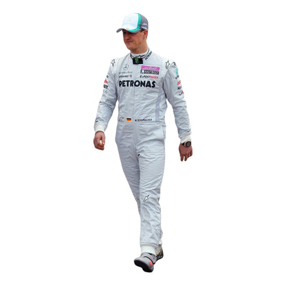 Michael Schumacher F1 Race Mercedes Grand Prix Suit Front View