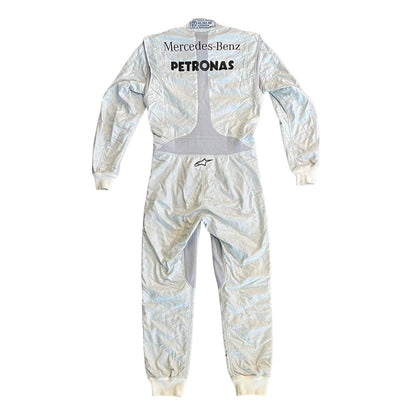 Michael Schumacher F1 Race Mercedes Motorsport Suit Back View