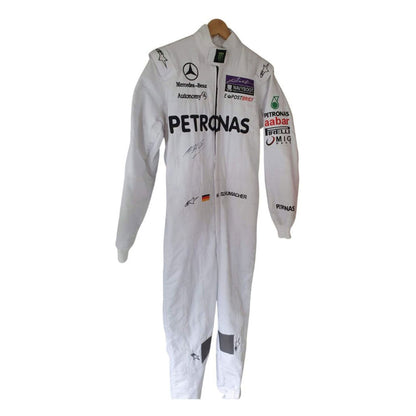 Michael Schumacher F1 Race Mercedes Motorsport Suit Front View