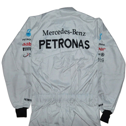 Michael Schumacher F1 Race Replica Mercedes Driver Suit Back View