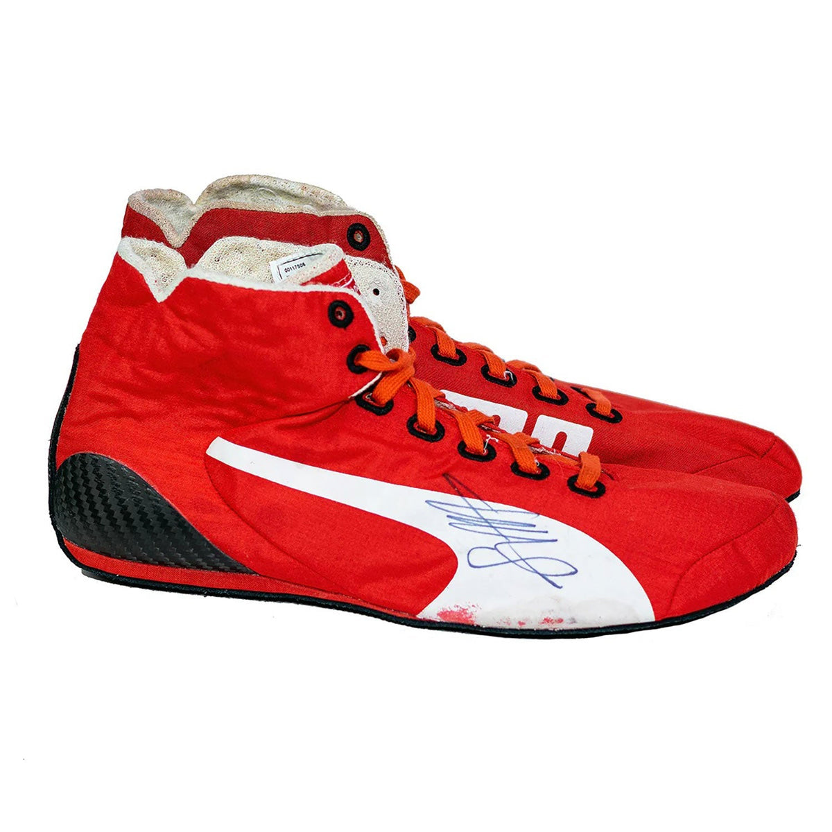 Sebastian Vettel 2016 season fan shoes, with printed colour panels along the sides. Comfortable fan shoes for supporters, karters and collectors.