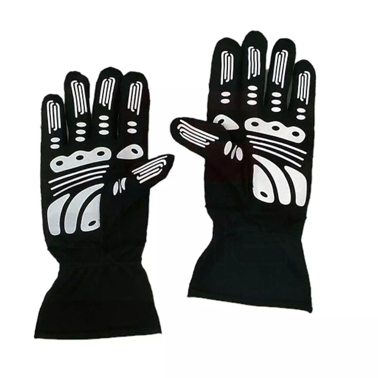 Black Lewis Hamilton 2021 Mercedes F1 Race Gloves shown side-on, highlighting the wrist strap and grip texture for grand prix use
